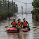 Search-and-rescue workers in Nagano, Japan.